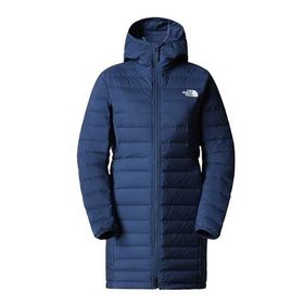 The North Face NF0A7UK7HDC1 Belleview Stretch Down Parka Mavi Kadın Mont
