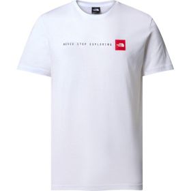 The North Face NF0A7X1MFN41AKS-34 M S/S Never Stop Exploring Tee Beyaz Erkek T-Shirt