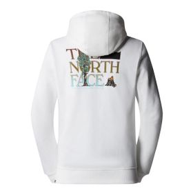The North Face NF0A7X1POFK1 Beyaz M Seasonal Graphic Hoodie Erkek Outdoor Sweatshirts