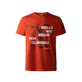 The North Face NF0A827JLV41 M Outdoor Graphic Tee Kırmızı Erkek T-Shirt