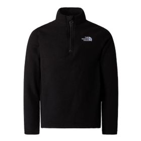 The North Face NF0A82D1JK31 Teen Glacier Fleece Youth Yarım Fermuar Siyah Erkek Polar