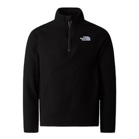 The North Face NF0A82D1JK31 Teen Glacier Fleece Youth Yarım Fermuar Siyah Erkek Polar
