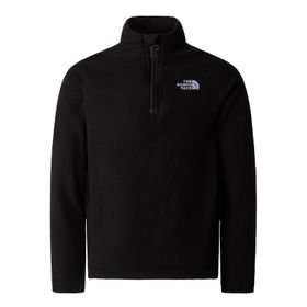 The North Face NF0A82D1JK31 Teen Glacier Fleece Youth Yarım Fermuar Siyah Erkek Polar