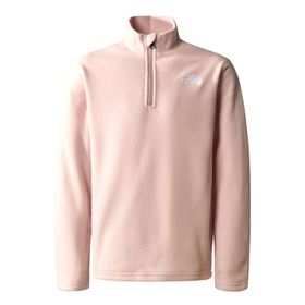 The North Face NF0A82D1LK61 Teen Glacier Fleece Yarım Fermuar Pembe Erkek Polar