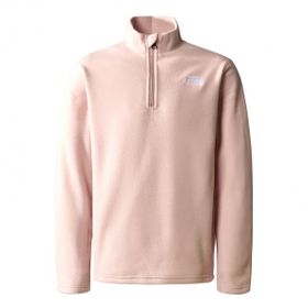 The North Face NF0A82D1LK61 Teen Glacier Fleece Yarım Fermuar Pembe Erkek Polar