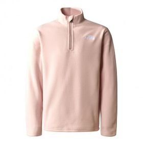 The North Face NF0A82D1LK61 Teen Glacier Fleece Yarım Fermuar Pembe Erkek Polar