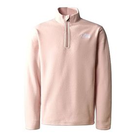 The North Face NF0A82D1LK61 Teen Glacier Fleece Yarım Fermuar Pembe Erkek Polar