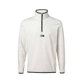 The North Face NF0A83I355W1 Beyaz M Glacier 1/4 Zip Erkek Outdoor Sweatshirt