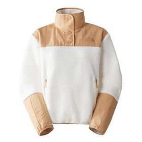 The North Face NF0A84IBLDI1 W Cragmont Fleece 1/4 Snap Beyaz Kadın Sweatshirt