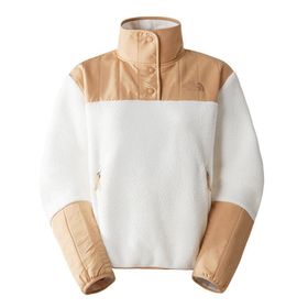 The North Face NF0A84IBLDI1 W Cragmont Fleece 1/4 Snap Beyaz Kadın Sweatshirt