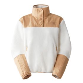 The North Face NF0A84IBLDI1 W Cragmont Fleece 1/4 Snap Beyaz Kadın Sweatshirt