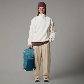 The North Face NF0A84IBLDI1 W Cragmont Fleece 1/4 Snap Beyaz Kadın Sweatshirt