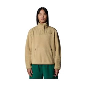 The North Face NF0A84IBLK51 W Cragmont Fleece 1/4 Snap Kadın Günlük Polar Sweatshirt