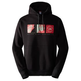 The North Face NF0A8522JK31 Siyah M Outdoor Graphic Hoodie Erkek Outdoor Sweatshirts