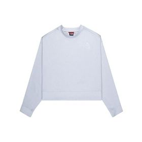 The North Face NF0A853AJI51 Spacer Air Gri Yuvarlak Yaka Kadın Sweatshirt