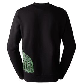 The North Face NF0A854AJK31 Siyah M Blown Up Logo Crew Erkek Outdoor Sweatshirts