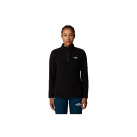 The North Face NF0A855M4H01 Siyah W 100 Glacier 1/4 Zip Polar Kadın Sweatshirt