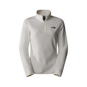 The North Face NF0A855M4HP1 W 100 Glacier 1/4 Zip Beyaz Kadın Polar Sweatshirt