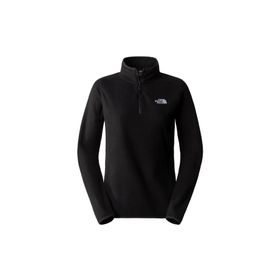 The North Face NF0A855MJK31 W 100 Glacier Yarım Fermuar Siyah Kadın Polar