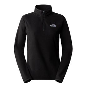 The North Face NF0A855MJK31 W 100 Glacier Yarım Fermuar Siyah Kadın Polar