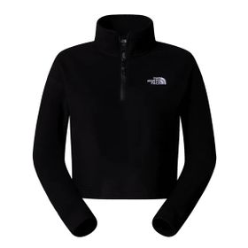 The North Face NF0A855N4H01 Siyah 100 Glacier Cropped Kadın Outdoor Polar