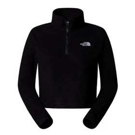 The North Face NF0A855N4H01 Siyah 100 Glacier Cropped Kadın Outdoor Polar