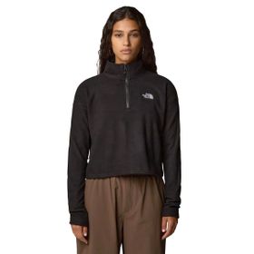 The North Face NF0A855N4H01 Siyah 100 Glacier Cropped Kadın Outdoor Polar
