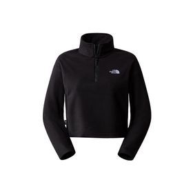 The North Face NF0A855N4H01 Siyah 100 Glacier Cropped Kadın Outdoor Polar
