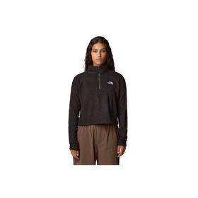 The North Face NF0A855N4H01 Siyah 100 Glacier Cropped Kadın Outdoor Polar