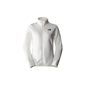 The North Face NF0A855ON3N1 W 100 Glacier Fz Tam Fermuar Beyaz Kadın Polar