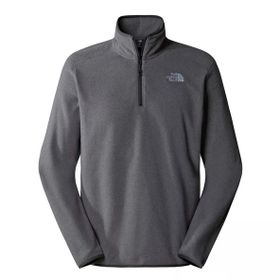 The North Face NF0A855W4HJ1 Gri M 100 Glacier 1/4 Zip Erkek Polar Sweatshirt