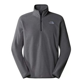 The North Face NF0A855W4HJ1 Gri M 100 Glacier 1/4 Zip Erkek Polar Sweatshirt
