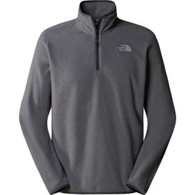 The North Face NF0A855W4HJ1 Gri M 100 Glacier 1/4 Zip Erkek Polar Sweatshirt
