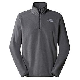 The North Face NF0A855W4HJ1 Gri M 100 Glacier 1/4 Zip Erkek Polar Sweatshirt