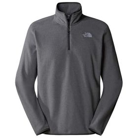 The North Face NF0A855W4HJ1 Gri M 100 Glacier 1/4 Zip Erkek Polar Sweatshirt