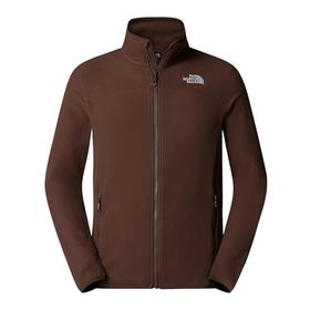 The North Face NF0A855X1OI1 M 100 Glacier Full Zip Kahverengi Erkek Outdoor Polar Ceket