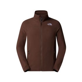 The North Face NF0A855X1OI1 M 100 Glacier Full Zip Kahverengi Erkek Outdoor Polar Ceket