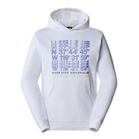 The North Face NF0A87EAFN41 M SS24 Coordınates Beyaz Hoodıe Erkek Sweatshirt