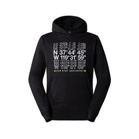 The North Face NF0A87EAJK31 M SS24 Coordinates Siyah Hoodie Erkek Sweatshirt