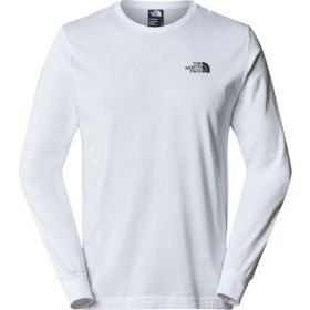 The North Face NF0A87N8FN41 M L-S Easy Tee Beyaz Erkek T-shirt