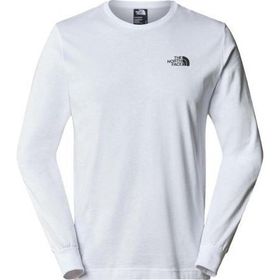 The North Face NF0A87N8FN41 M L-S Easy Tee Beyaz Erkek T-shirt