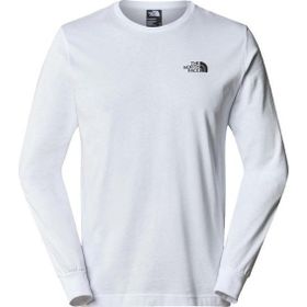 The North Face NF0A87N8FN41 M L-S Easy Tee Beyaz Erkek T-shirt