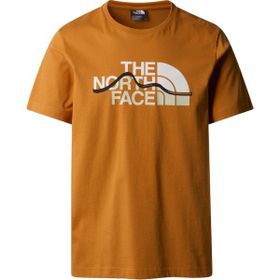 The North Face NF0A87NTPCO1 M S/s Mountaın Lıne Tee Kahverengi Erkek T-shirt
