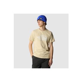The North Face NF0A87NX3X41 M S/S Woodcut Dome TEE Krem Erkek T-Shirt