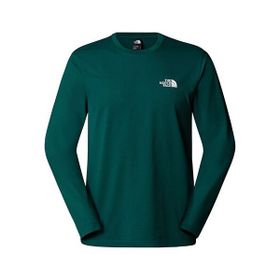 The North Face NF0A87QN6GI1 Yeşil M L/S Simple Dome Tee Erkek Günlük Uzun Kollu Tişört