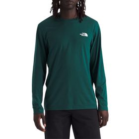 The North Face NF0A87QN6GI1 Yeşil M L/S Simple Dome Tee Erkek Günlük Uzun Kollu Tişört