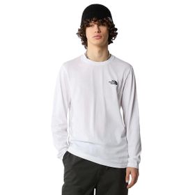 The North Face NF0A87QNFN41 M L-S Simple Dome Tee Beyaz Erkek T-shirt