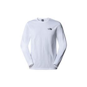 The North Face NF0A87QNFN41 M L-S Simple Dome Tee Beyaz Erkek T-shirt
