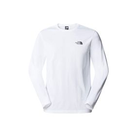 The North Face NF0A87QNFN41 M L-S Simple Dome Tee Beyaz Erkek T-shirt
