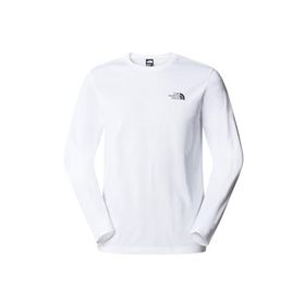 The North Face NF0A87QNFN41 M L-S Simple Dome Tee Beyaz Erkek T-shirt